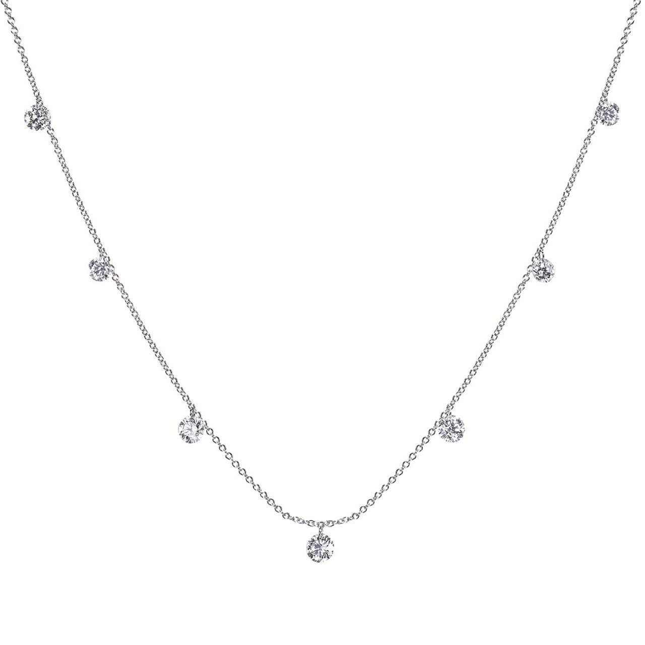 Diamantes colgantes 18k