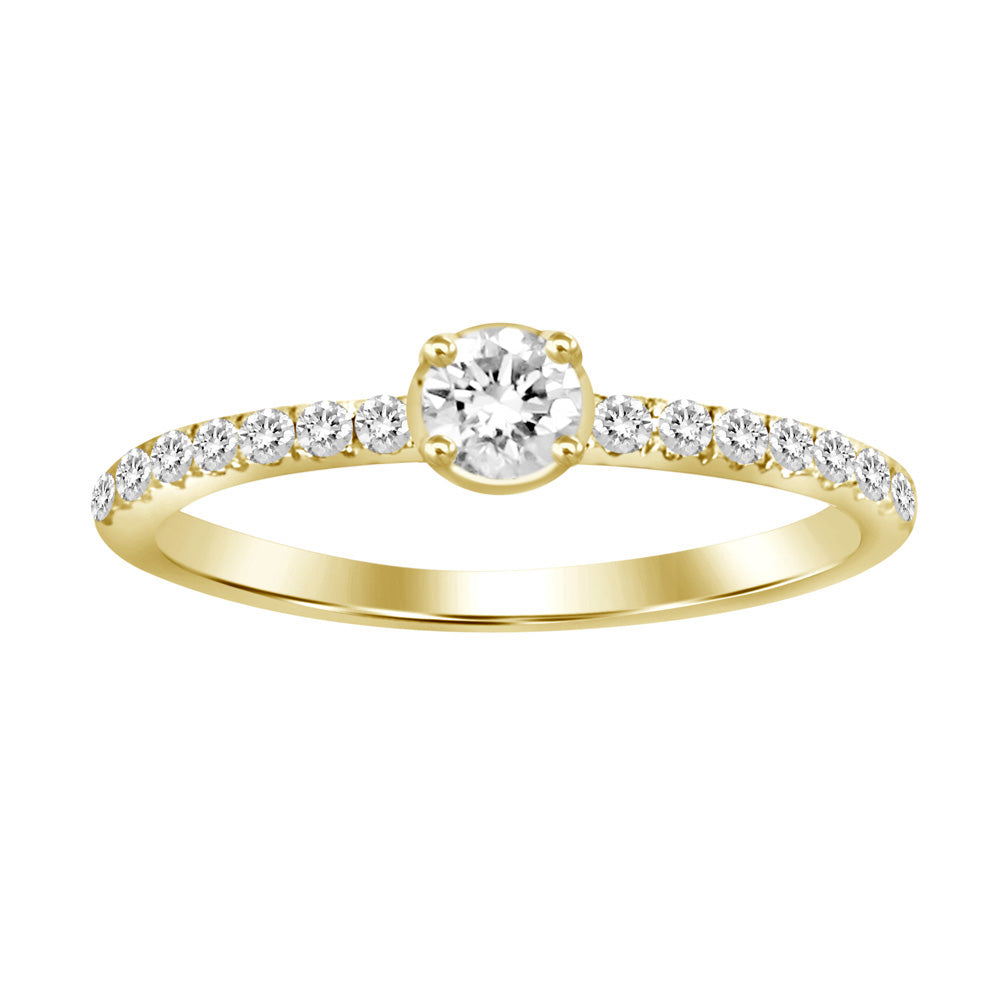 Solitario pavé
